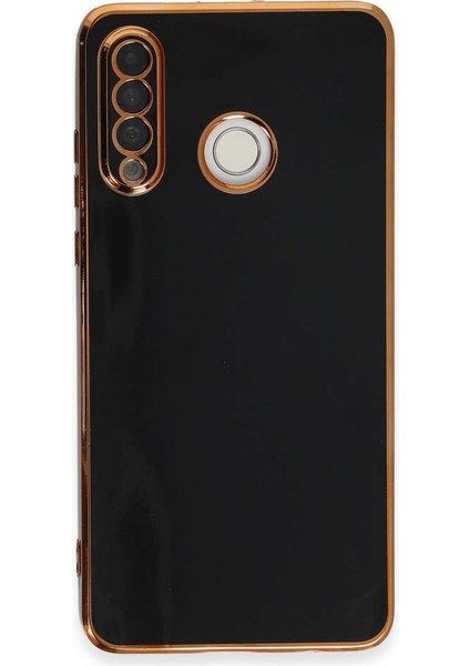 Huawei P30 Lite Kılıf Volet Silikon - Siyah Nrmsa