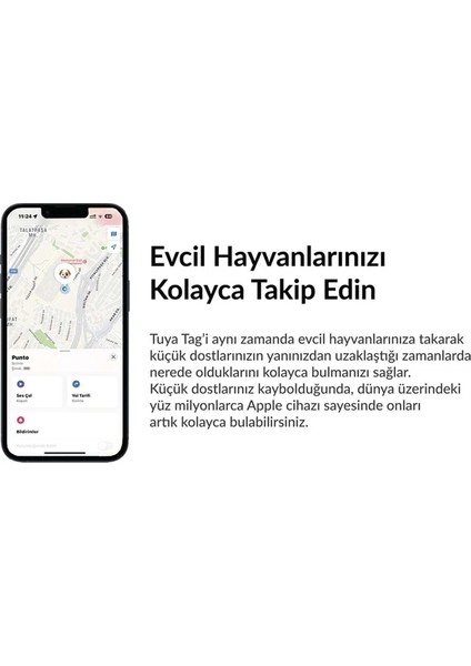 Tuya Smart Tag Apple Mfı Lisanslı Gps Takip Cihazı