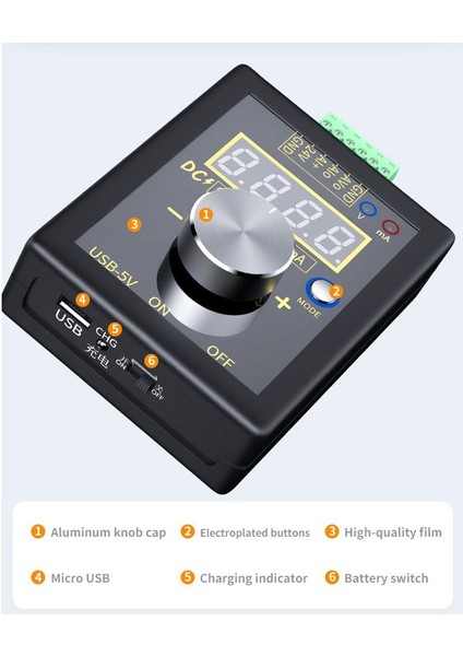 SG-002 Analog ±12V 0-24MA Sinyal Jeneratörü