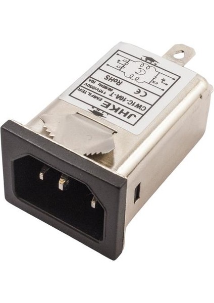 Emı Filtre 10A Erkek Power Soketi