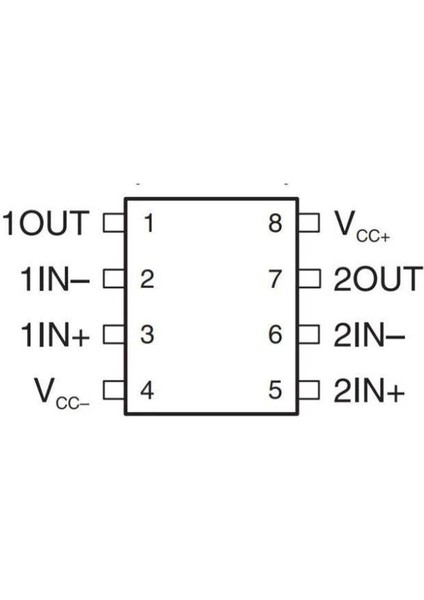 NE5532 Soıc-8 Smd Opamp Entegresi