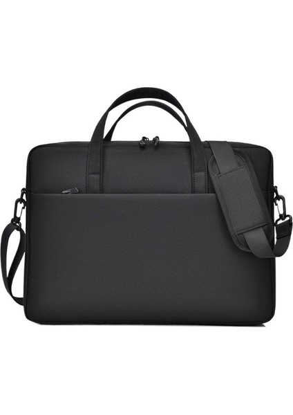 Suya ve Darbeye Dayanıklı 14"15" Laptop Çantası 17" Büyük Kapasiteli Omuz Notebook Çantası (Yurt Dışından)