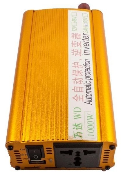 WD-1000W DC24V'TAN AC220V'A Dönüştürücü - 1000W Inverter