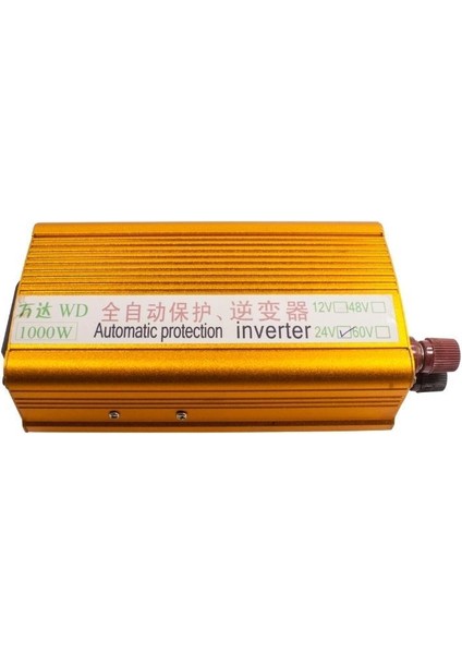 WD-1000W DC24V'TAN AC220V'A Dönüştürücü - 1000W Inverter