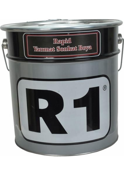 R1 Endüstriyel Rapid Yarımat (Antrasit Gri) Sonkat Boya 15 kg