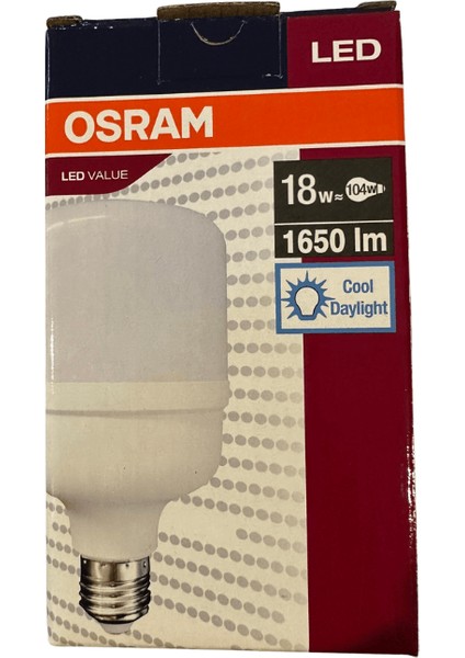 18W (104W) Jumbo Torch LED Ampül Beyaz 6500K E27 Duylu modelleri