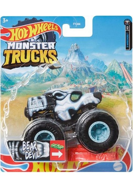 FYJ44 Monster Truceğitici 1:64 Arabalar Bear Devil HCP66