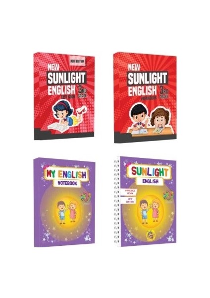 3. Sınıf Ingilizce Eğitim Seti 4 Kitap