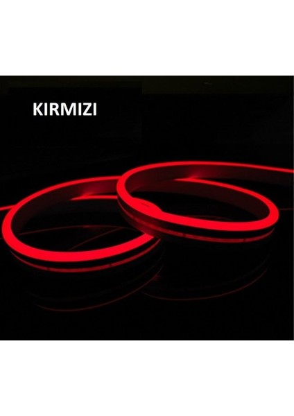 CT-4555 5 Mt 12V Kırmızı Neon LED Hortum