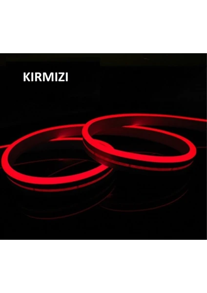 CT-4555 5 Mt 12V Kırmızı Neon LED Hortum