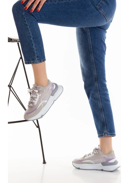 Kafkaslar Kalın Taban Ortopedik Renkli Bayan Sneakers Spor Ayakkabı fiyatları