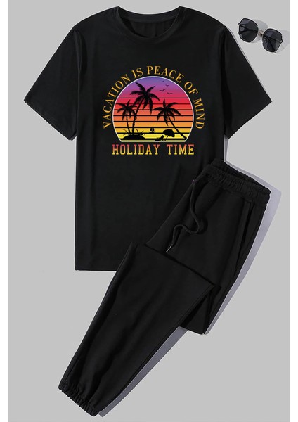 Only Trendwear Holiday Time Baskılı Eşofman Takımı