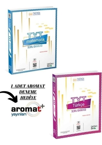 TYT Matematik-Türkçe + 1 Adet Aromat Deneme Hüseyinözeldenemeset