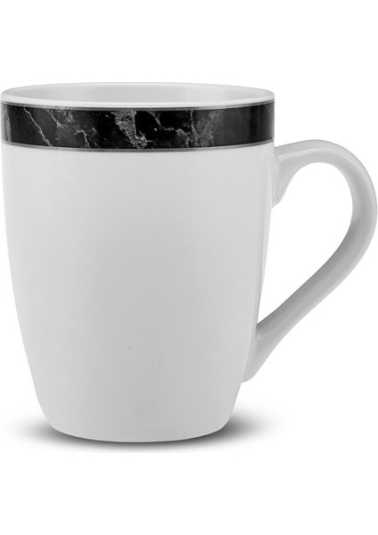 Damalı Çizgi Porselen Kupa 320 ml fiyatları