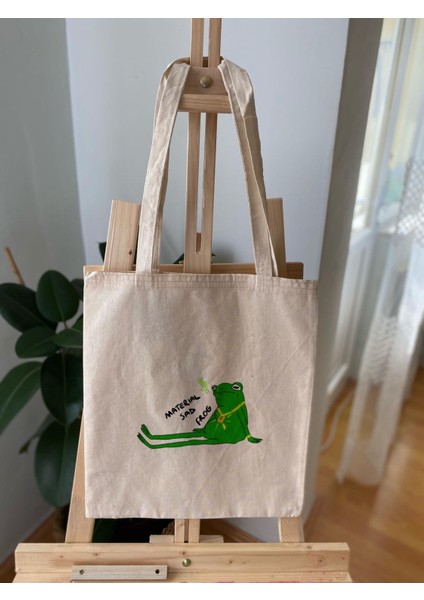 Material Sad Frog Bez Çanta