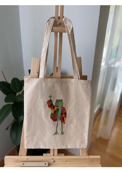 Harry Frog Bez Çanta Pamuk Çevre Dostu
