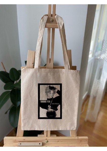 Banana Fish Tekstil Çanta Kadınlar İçin Şık ve Çevre Dostu 35x40 cm