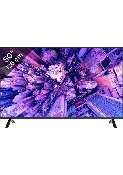 PQ50FMN252 50" 127 Ekran Uydu Alıcılı 4K Ultra HD Smart LED TV