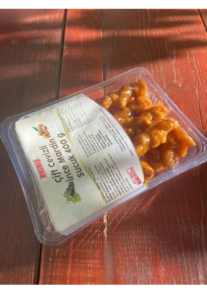 Çift Cevizli Ince Mardin Sucuk 400 G