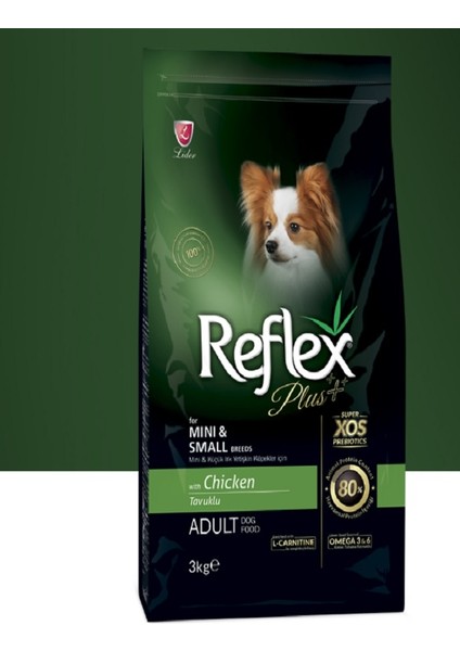 Reflex Plus Mini ve Küçük Irk Yetişkin Köpekler Için Tavuklu Köpek Maması