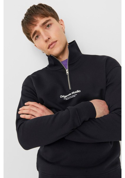 Jorvesterbro Erkek Siyah Sweatshirt 12241777-Black modelleri