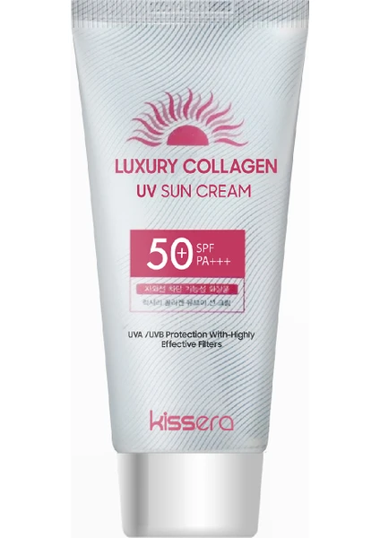 Saf Kolajen Içeren Yüksek Koruyucu  Luxury Uv Güneş Kremi Spf 50+ Pa+++