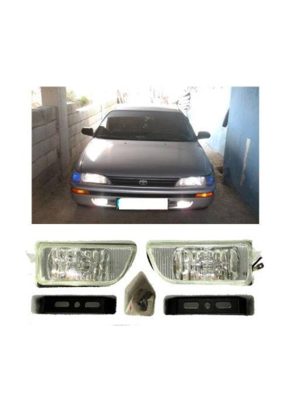 Carub Efsane Kasa Toyota Tip Sis Lambası 12V Beyaz 2 Adet(Emark Belgeli)