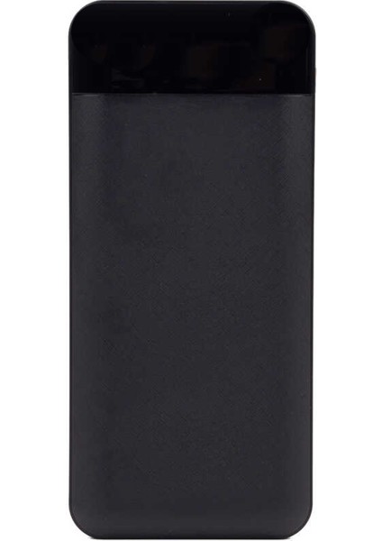Onezero Serisi Y130 10000 Mah 4 Kablolu LED Ekranlı Powerbank Siyah AL3955
