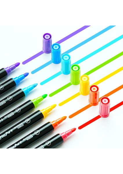 Ruyı 36 Renkli Marker Art Çocuk Çizim Kalemleri Seti Öğrenci Renkli Kalemler (Yurt Dışından) fırsatları