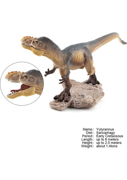 Ruyı Dinozor Hayvan Dünyası Modeli Çoklu Simülasyon Tyrannosaurus Rex Oyuncakları (Yurt Dışından)