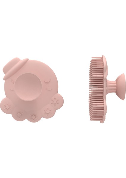 Ruyı Bebek Silikon Banyo Fırçası Masaj Fırçası Çocuk Banyo Malzemeleri Saç Yıkama Fırçası (Yurt Dışından)