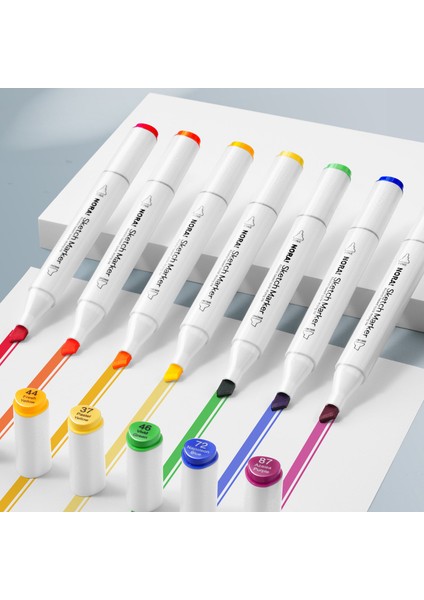 Ruyı 30 Renkli Marker Art Çocuk Çizim Kalemleri Seti Öğrenci Renkli Kalemler (Yurt Dışından)
