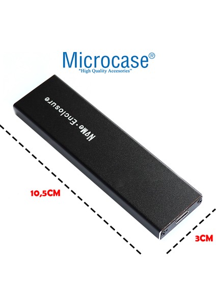 M2 SSD To USB 3.1 Nvme Harddisk Kutusu Harddisk Muhafaza Adaptörü 10GBPS AL3947