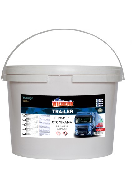 Trailer Fırçasız Oto ve Tır Yıkama Şampuanı Toz 10 kg