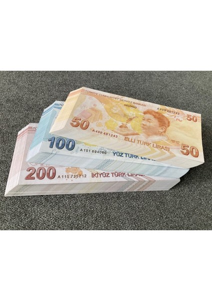 150 Adet Karma 50-100-200 Tl Geçeriz Dizi Film Video Çekimleri Için