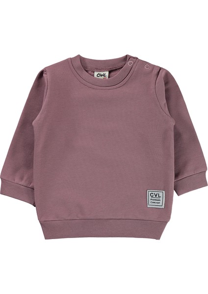 Civil Baby Kız Bebek Sweatshirt 6-18 Ay Leylak Lila