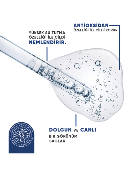 NaturaVia Hyalüronik Asit Serum - Yoğun Nem ve Gençleştirici Etki Uzman Cilt Bakımı fırsatları