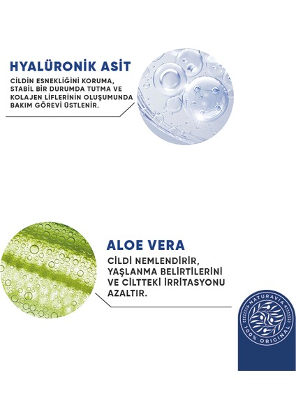 NaturaVia Hyalüronik Asit Serum - Yoğun Nem ve Gençleştirici Etki Uzman Cilt Bakımı indirimleri