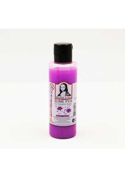 Monalisa Sıvı Slime 70 ml Fosforlu Mor
