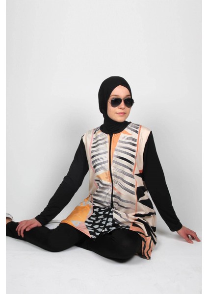 Picasso Serisi Yapışmayan Tesettür Mayo, / Sealife SL1008 fırsatları