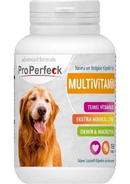 Properfeck Köpek Multivitamin 150 Tablet