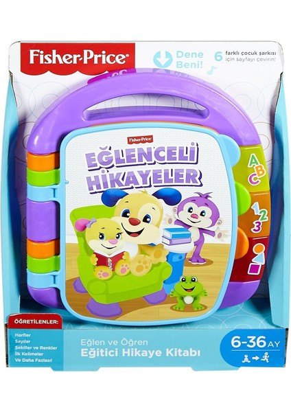 FRC73 Fisher-Price® Eğitici Hikaye Kitabı / Türkçe / Eğlen ve Öğren