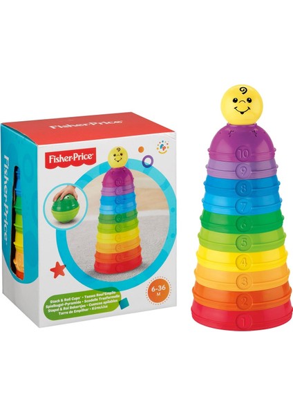 W4472 Fisher-Price® Numaralı Kaplar / Sıralama ve Şekil Ayırma Oyuncakları