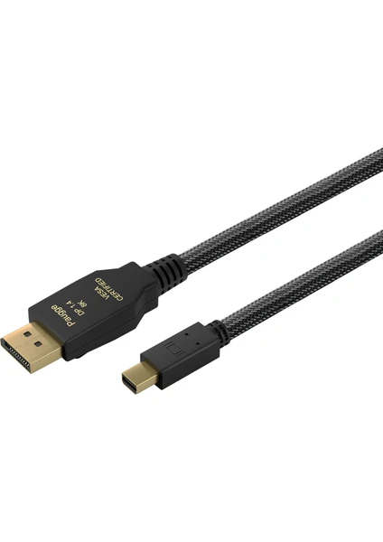 Dp 1.4 Vesa Sertifikalı Mini Displayport To Displayport Kablo - 1.5m (ENTMDP1415)