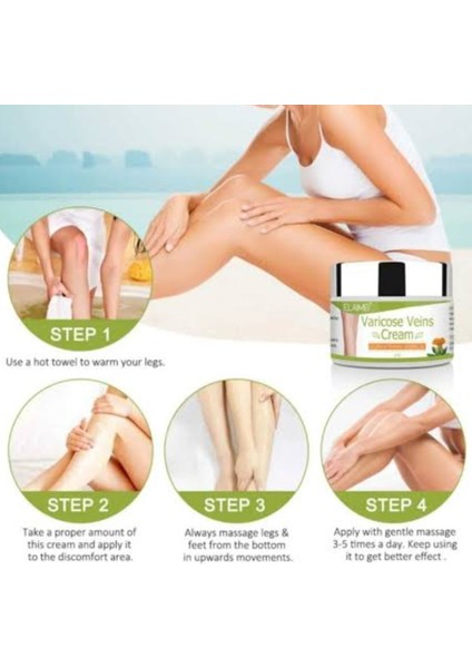 Varicose Veins Cream Variss - Selülit - Bacaklar - Diz Bakım Kremi 100ml 1 Adet