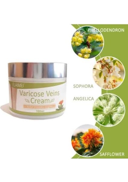 Varicose Veins Cream Variss - Selülit - Bacaklar - Diz Bakım Kremi 100ml 1 Adet