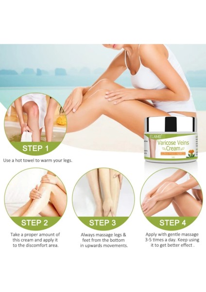 Varicose Veins Cream Variss - Selülit - Bacaklar - Diz Bakım Kremi 100ml 1 Adet