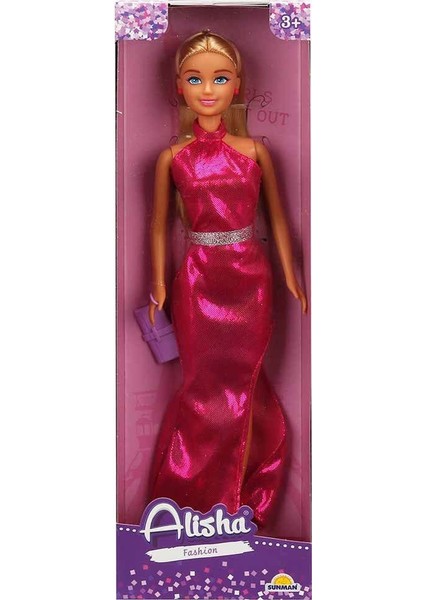 3394 Sun-Rst-Sıs-Minik Alisha Gece Elbiseli Bebek Set 2ASORTILI - Sunman