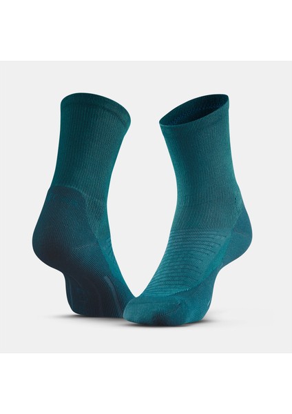 Quechua Uzun Konçlu Outdoor Çorap - 2 Çift - Koyu Gri - Hike 100 modelleri