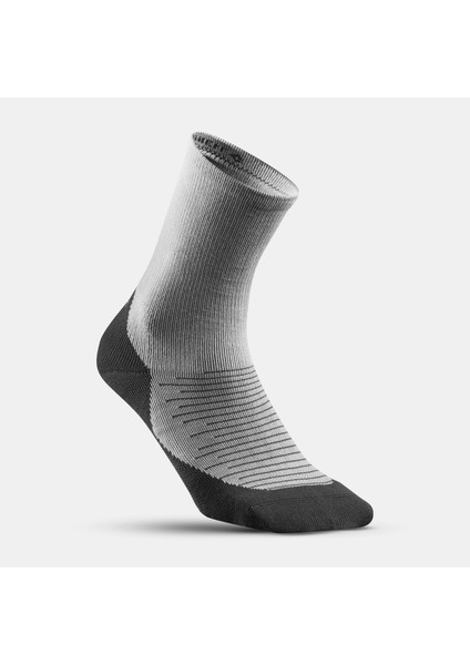 Quechua Uzun Konçlu Outdoor Çorap - 2 Çift - Koyu Gri - Hike 100 fırsatları